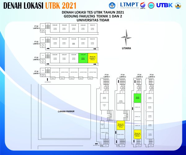 Denah Lokasi Pusat Utbk Di Pusat Utbk Universitas Tidar Tahun 2021 