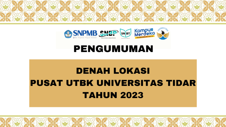 Denah Lokasi Pusat Utbk Universitas Tidar Tahun 2023 Universitas